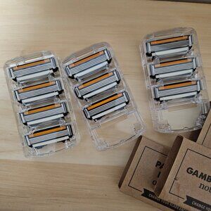 10ct Dollar Shave Club 4-blade replacement cartridges Original 1st Old Style